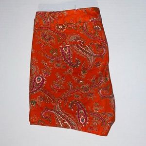Women’s Tommy Hilfiger Paisley Pattern Shorts like new size 4